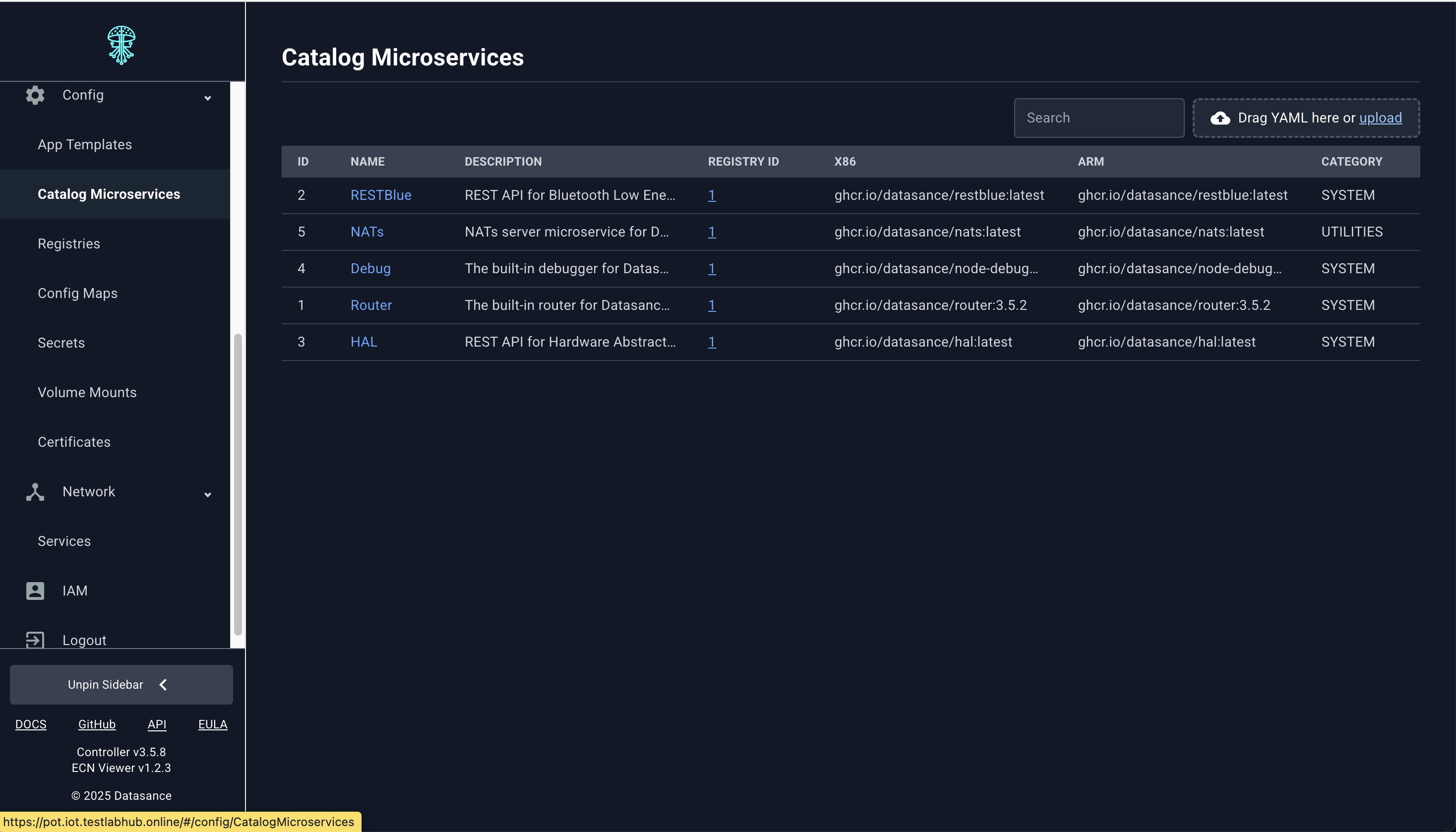 Catalog microservices ready for deployment